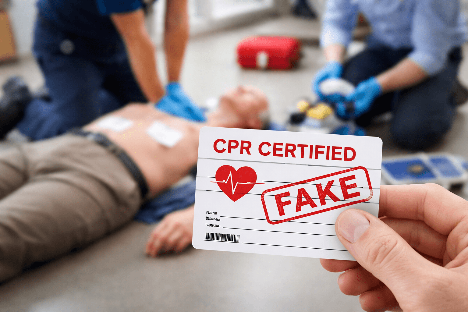 CPR Certification Fraud Houston: Why Fake Cards Put Patients at Risk