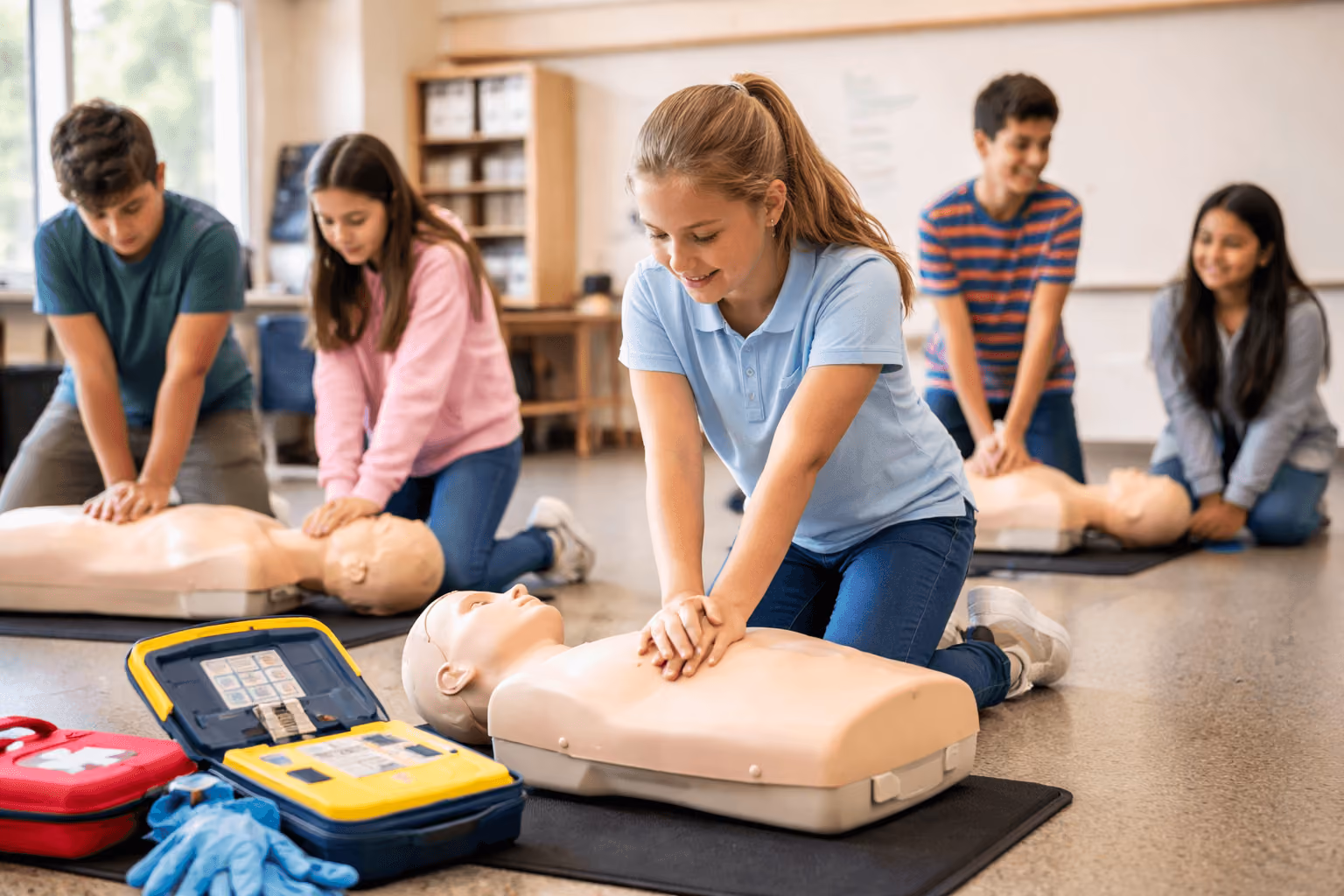 CPR Training in Conroe Gets a Boost for CISD Middle Schoolers