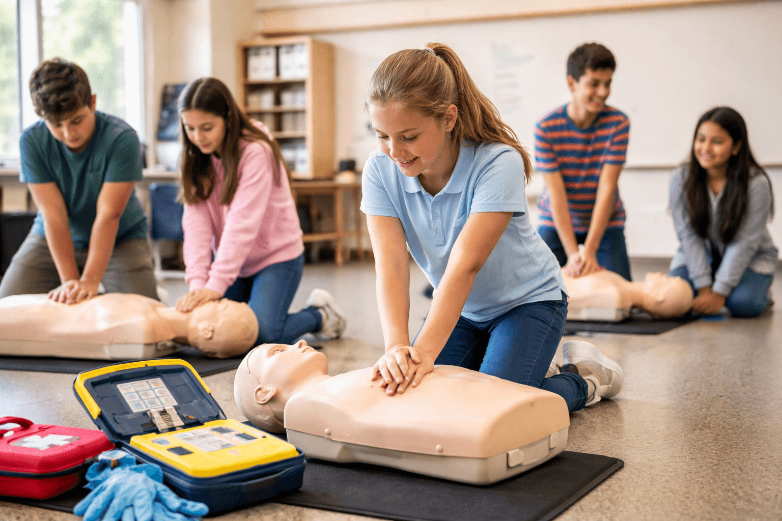 CPR Training in Conroe Gets a Boost for CISD Middle Schoolers