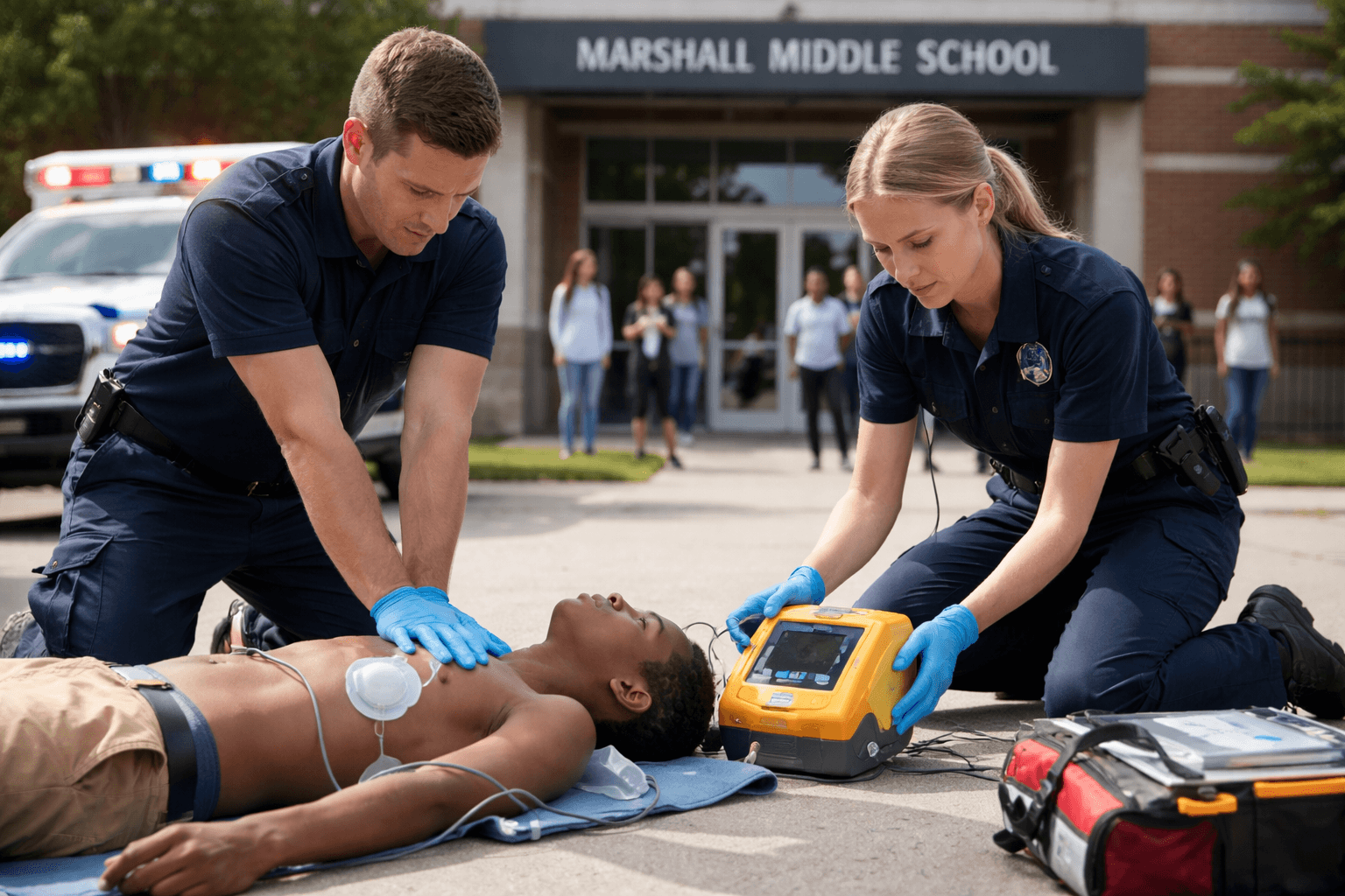 Houston AED Response After Marshall Middle School Death