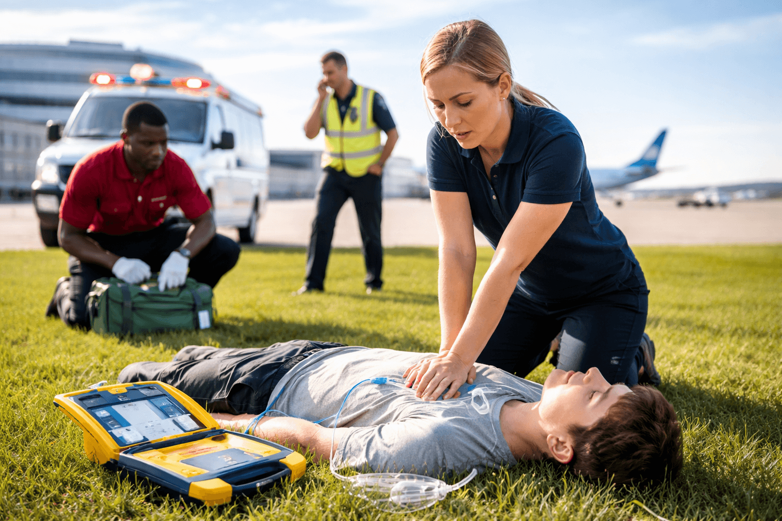 CPR in Dayton: Airport Lesson Saves Student