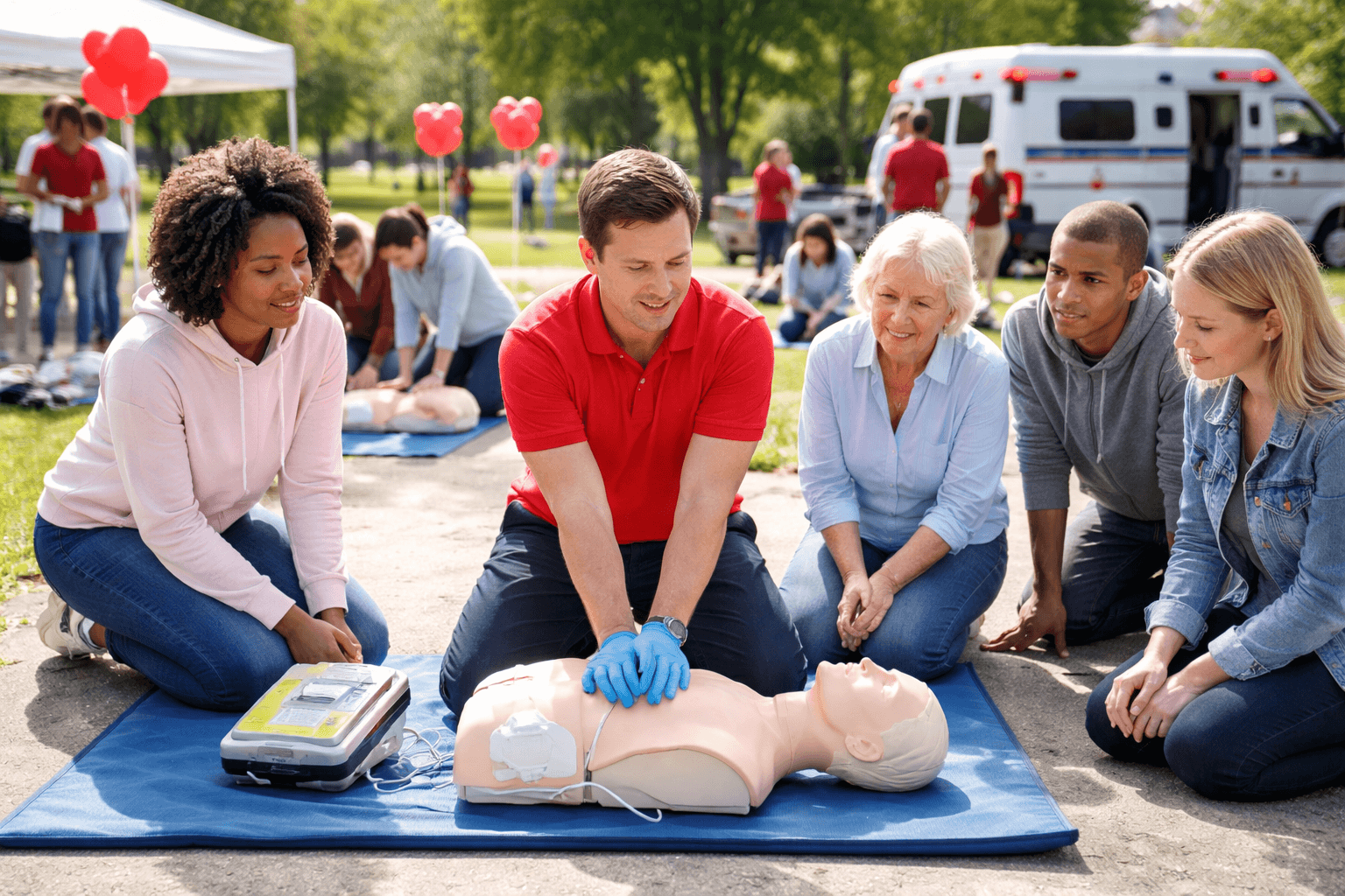 Heart Month CPR Demonstration Highlights Heart Health Awareness in Dayton