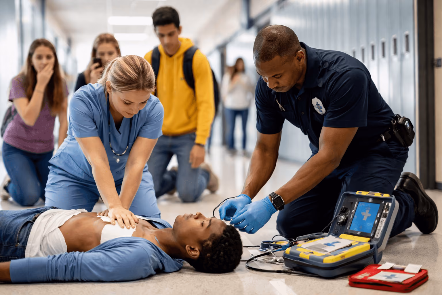 Houston AED Response After a School Cardiac Emergency