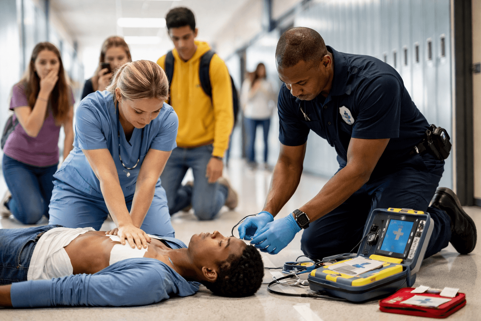 Houston AED Response After a School Cardiac Emergency