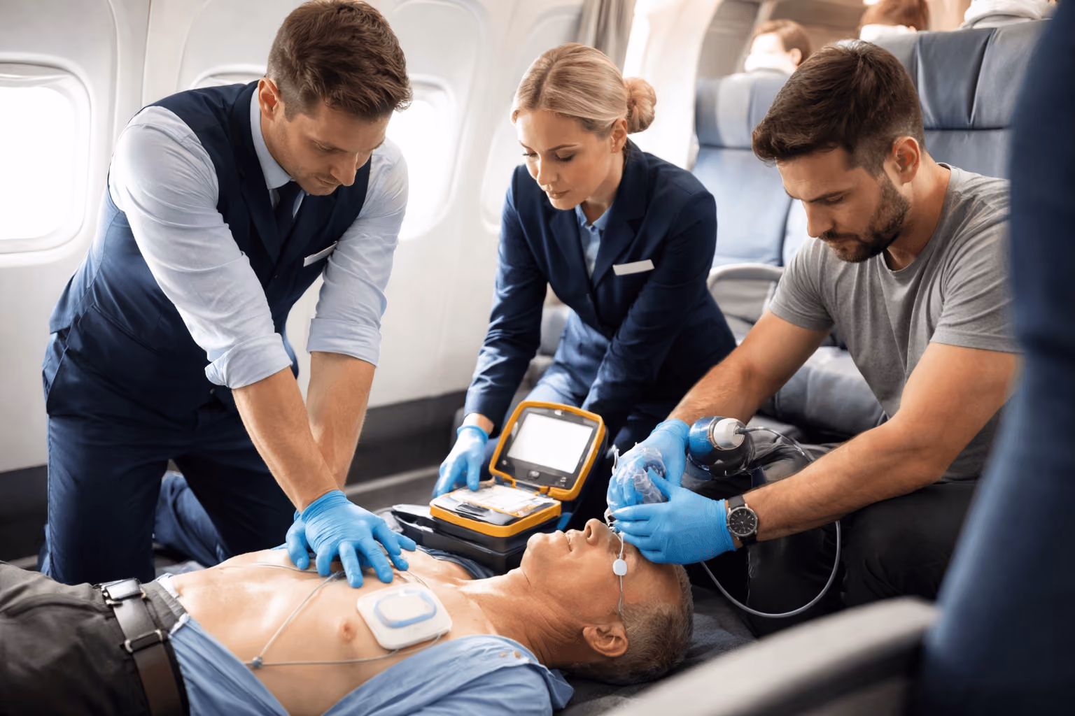 Midland CPR Response: Mid-Flight Rescue Lesson