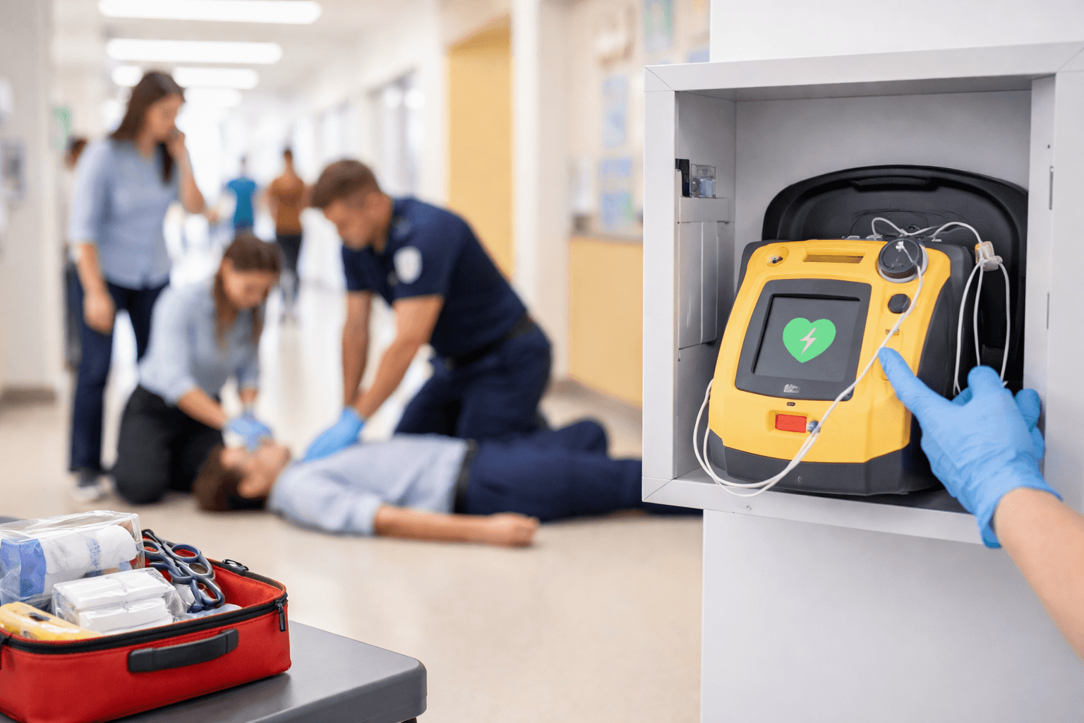 Houston AED Maintenance and School Emergency Response After a Student Death