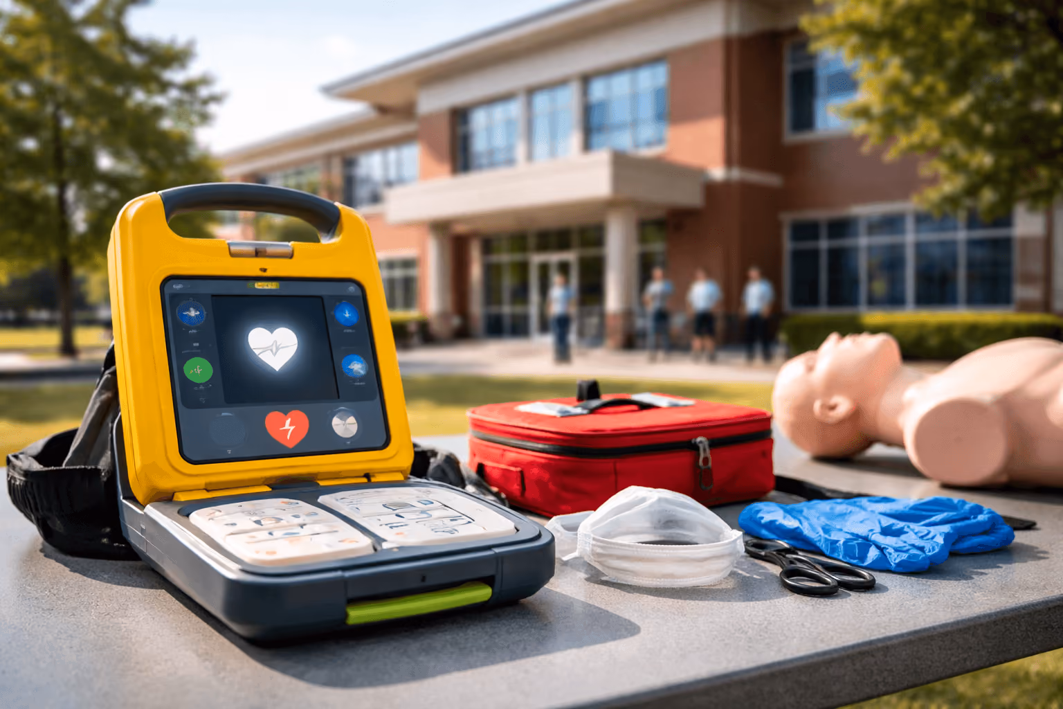 Houston AED Maintenance After a School Emergency