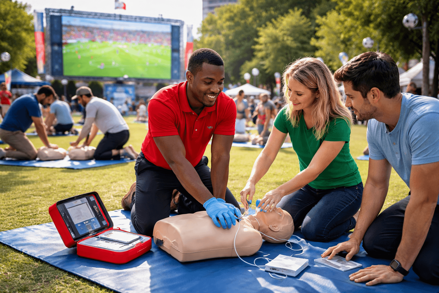 CPR Training in Dallas Gets a Boost from FIFA Fan Experiences