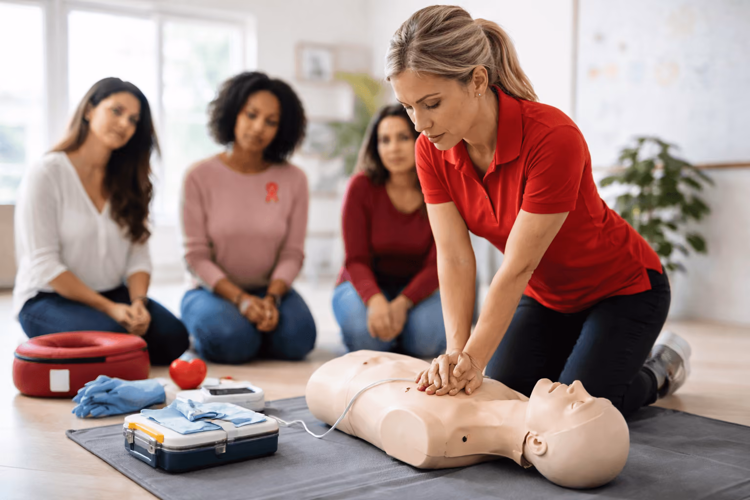 CPR Education in Midland and Local Go Red for Women Efforts