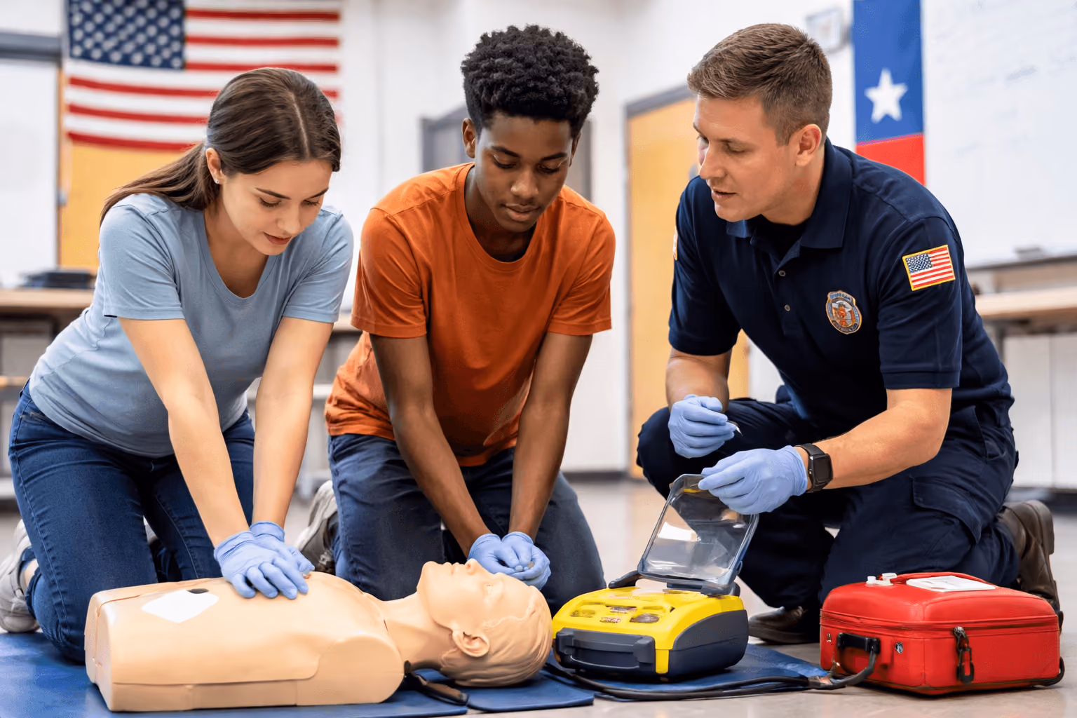 Texas CPR Training and School AED Readiness