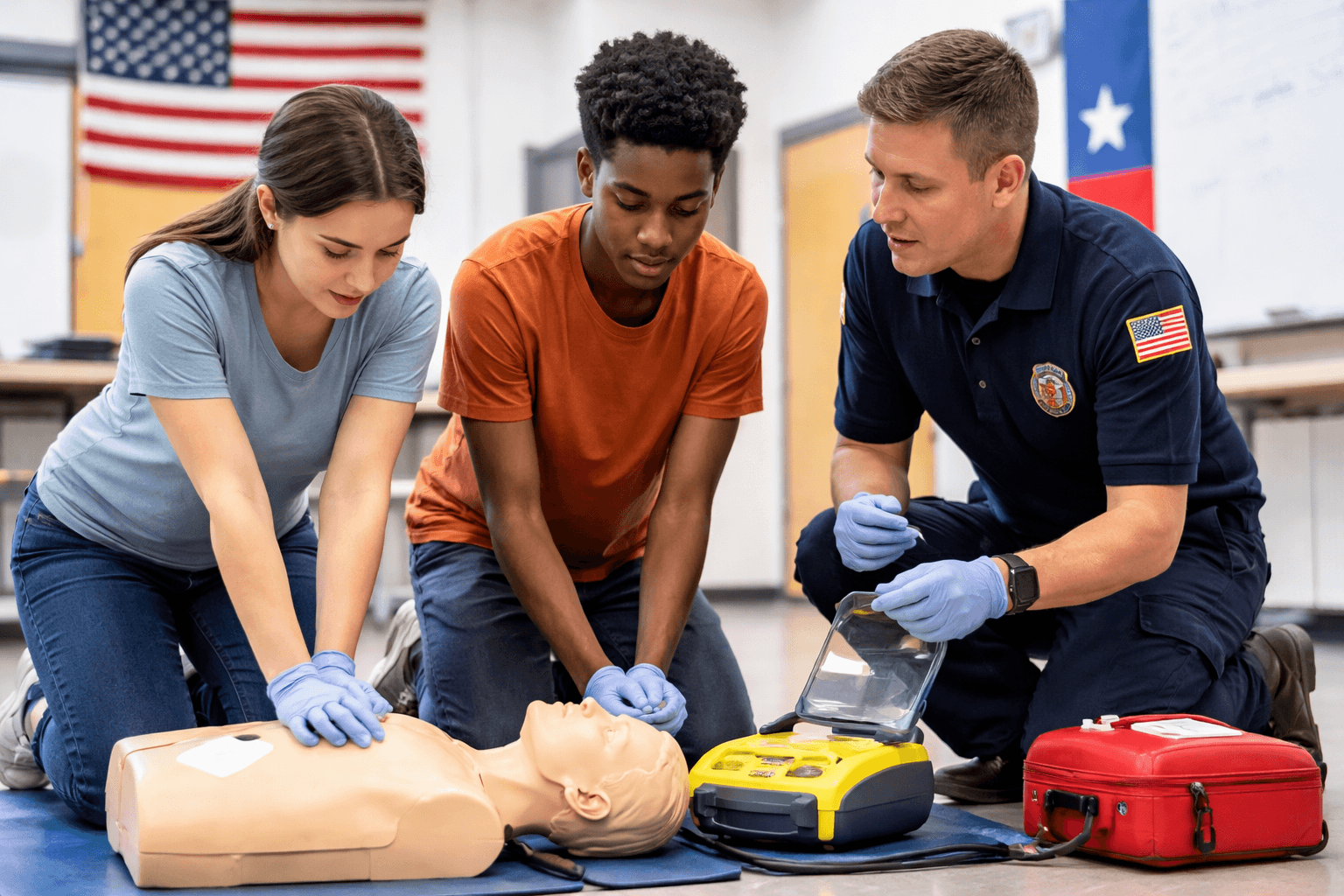 Texas CPR Training and School AED Readiness