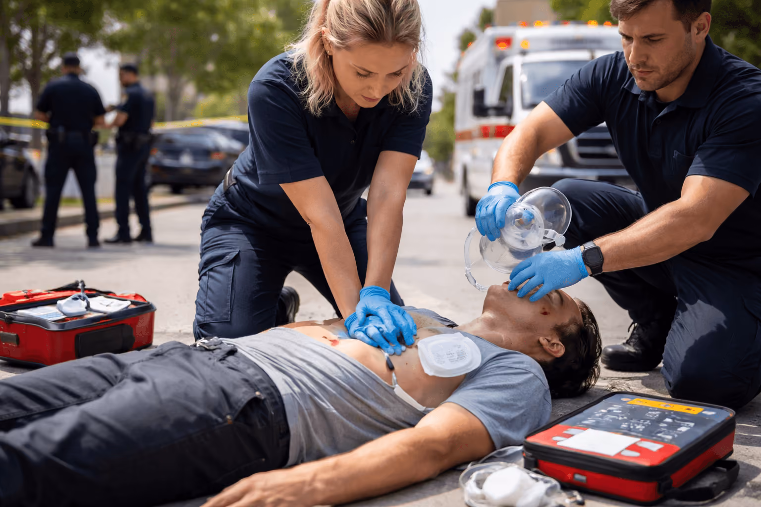 CPR Response in Odessa After a Shooting Scene
