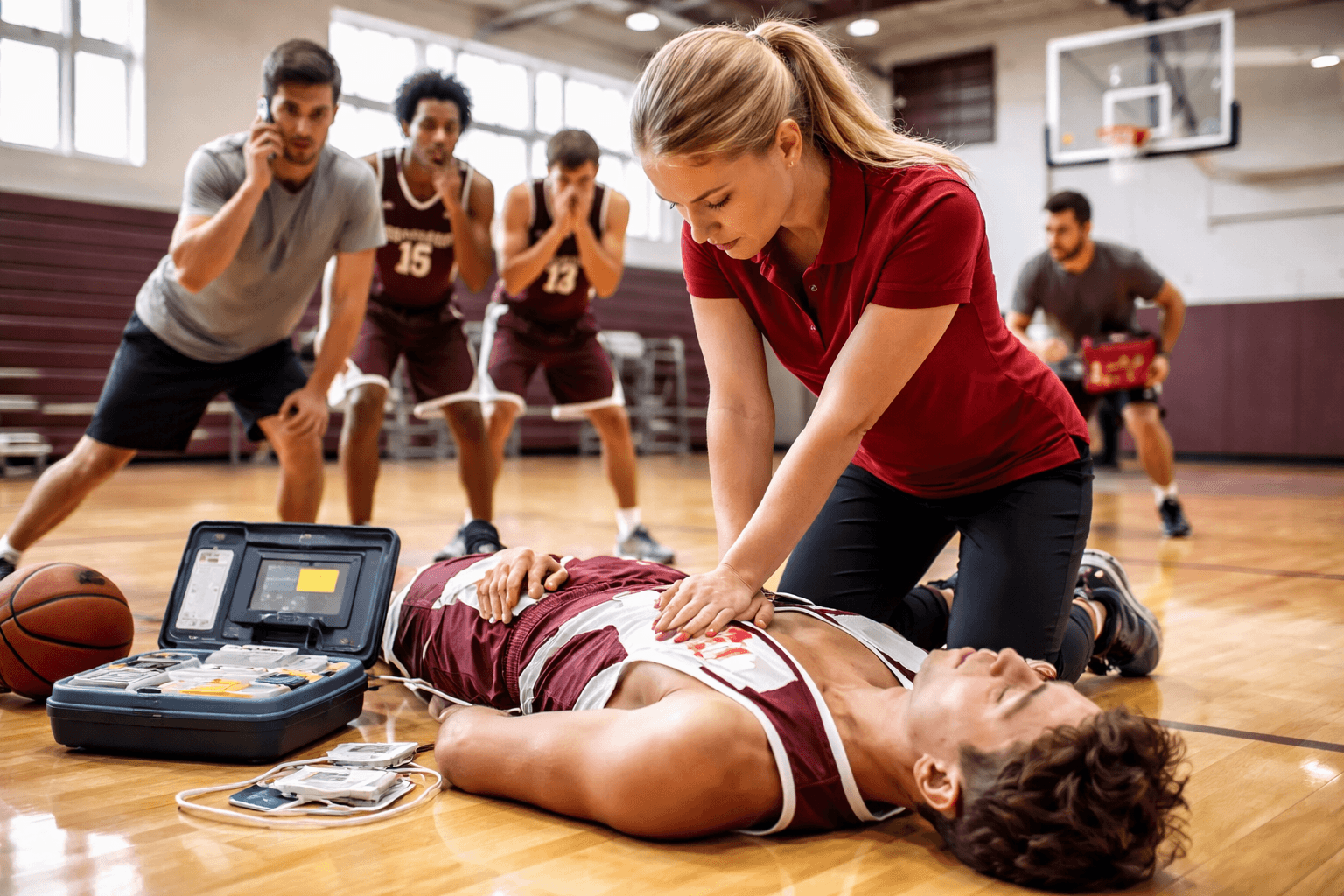 CPR in Midland After a School Athletic Emergency