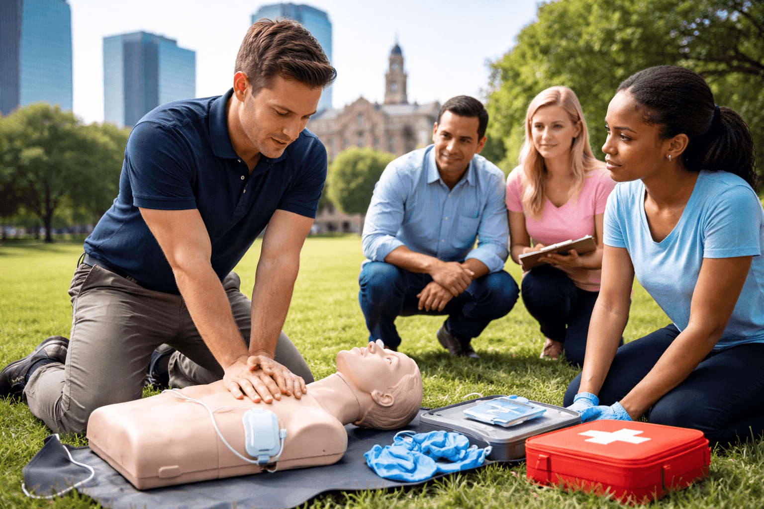 Fort Worth CPR Training for Project ADAM School Readiness