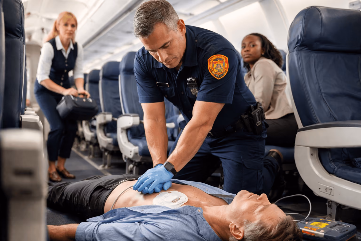 Midland CPR Story: CPR and AED Readiness in Flight Emergencies