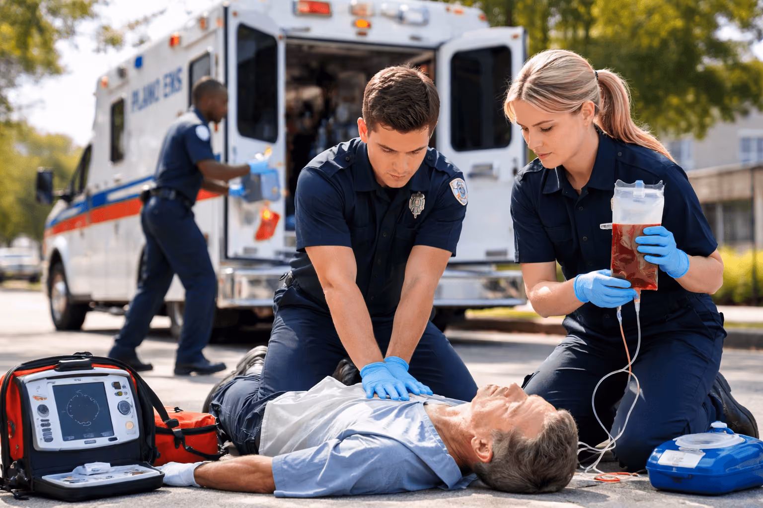 Plano EMS Whole Blood Program and CPR Training