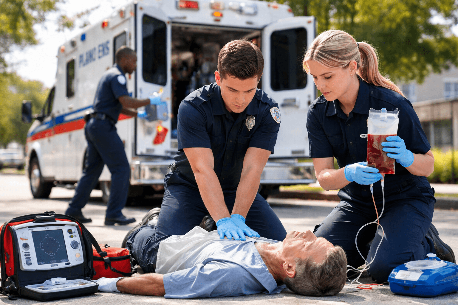 Plano EMS Whole Blood Program and CPR Training