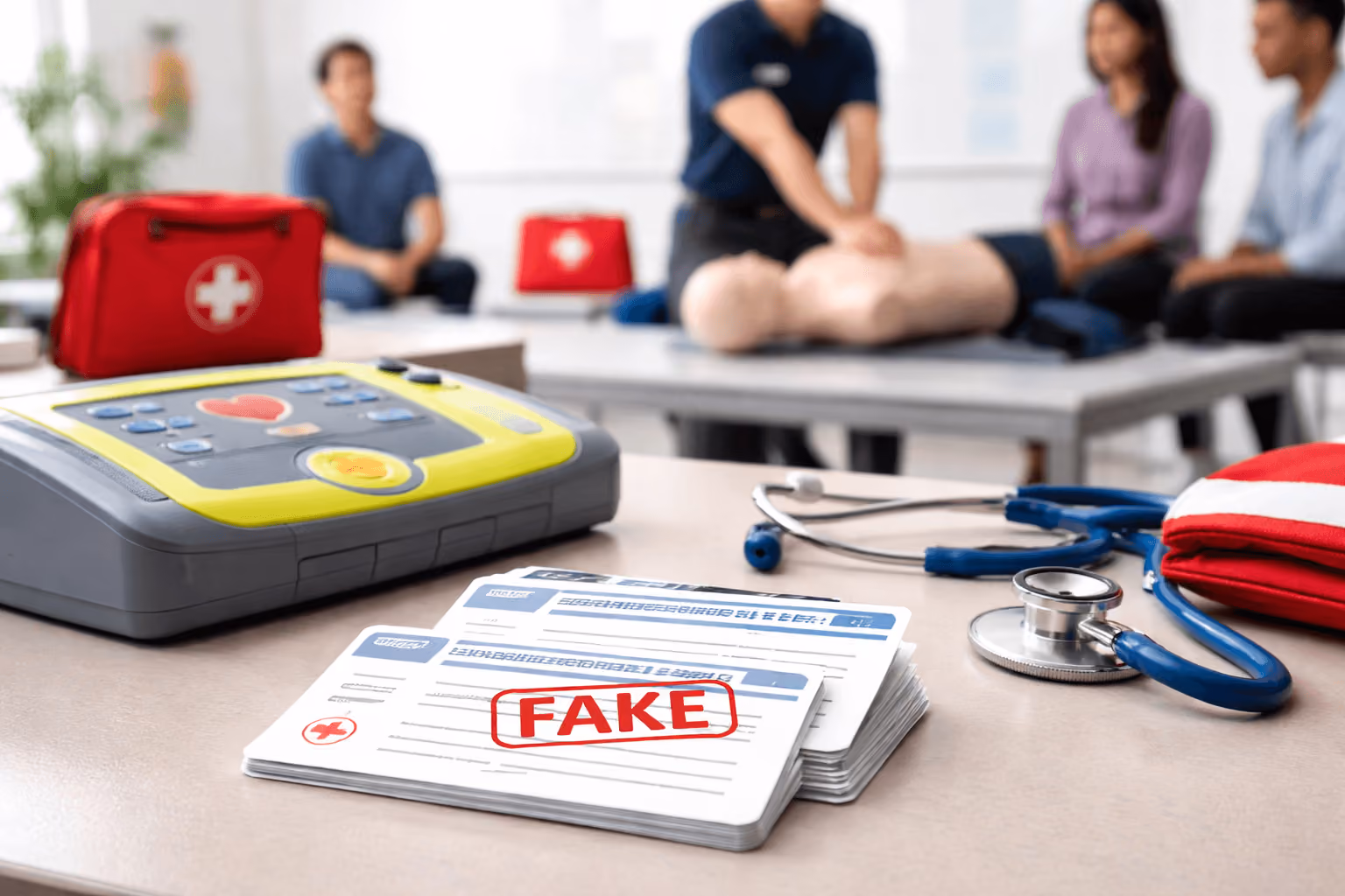 Fake CPR Certifications in Fort Bend County