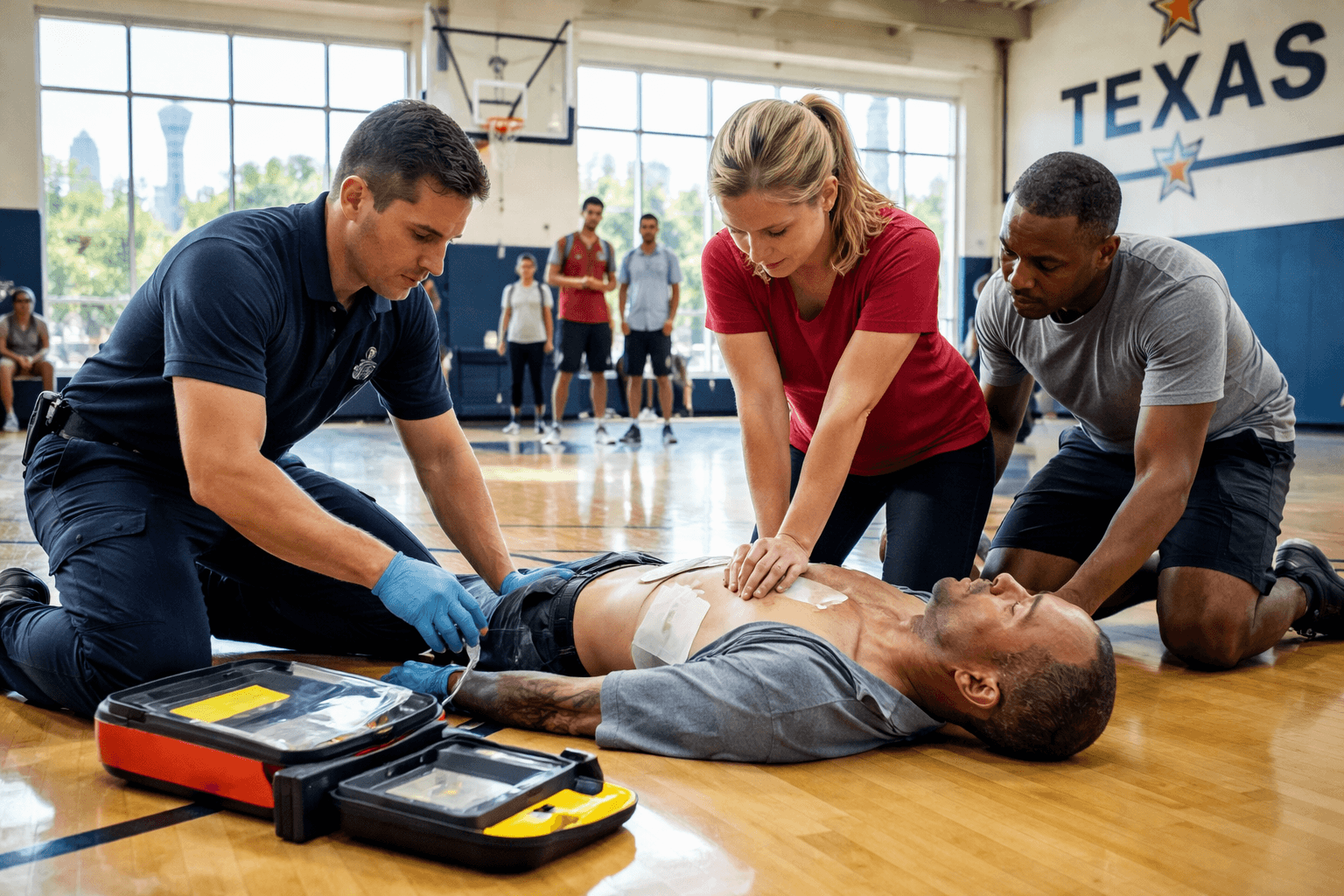 AED Preparedness Dallas for School Sports