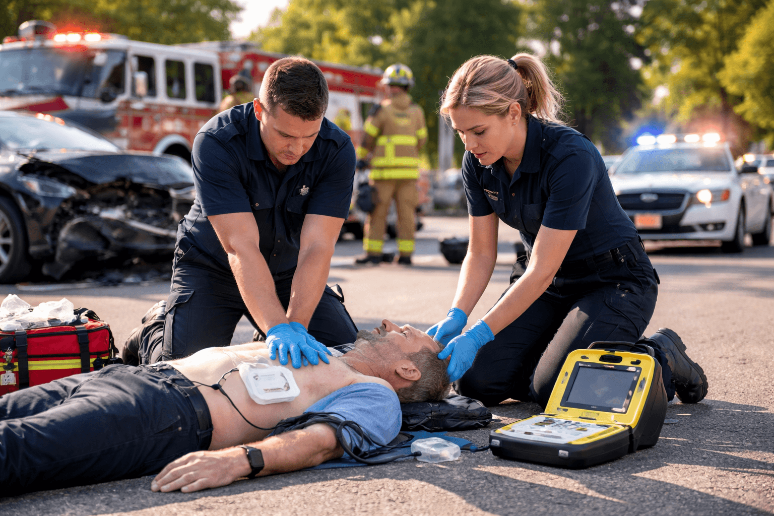 Houston CPR Response After a Northwest Houston Crash