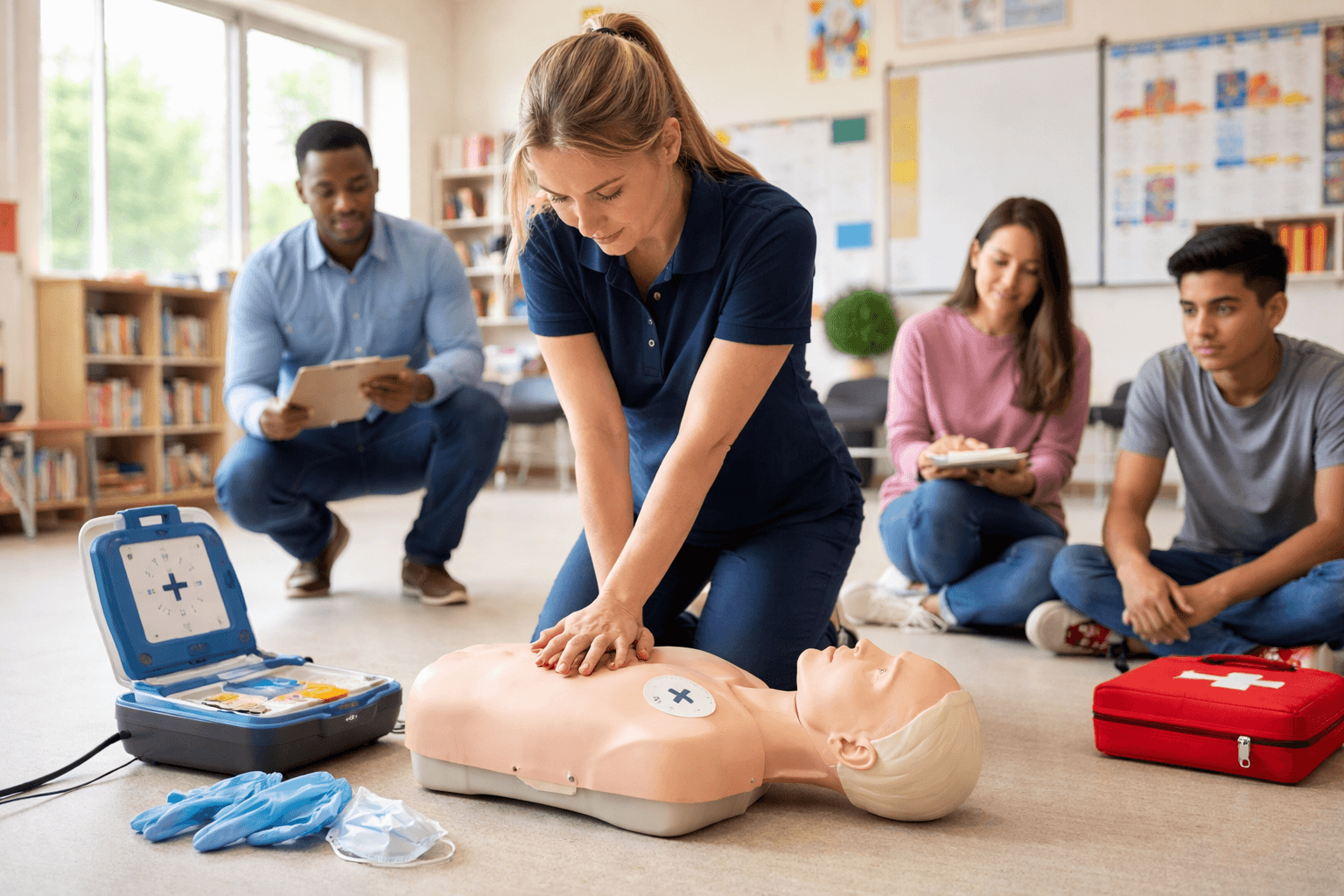 Houston CPR Training and Texas School AED Readiness