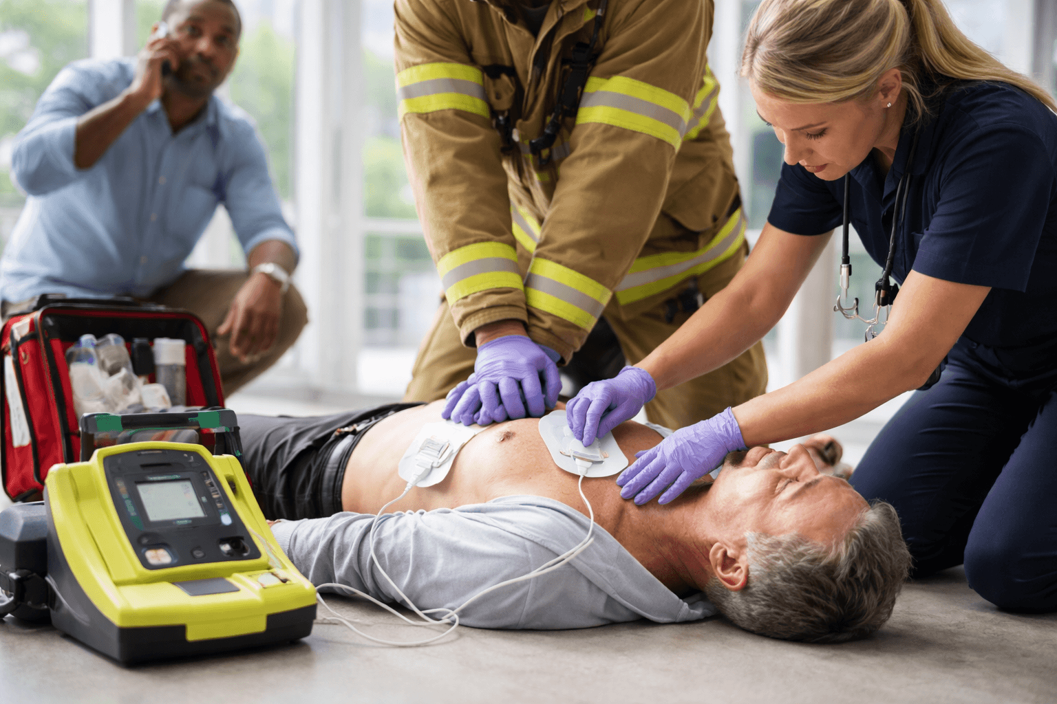 Kingwood Defibrillator Incident: CPR and AED Response