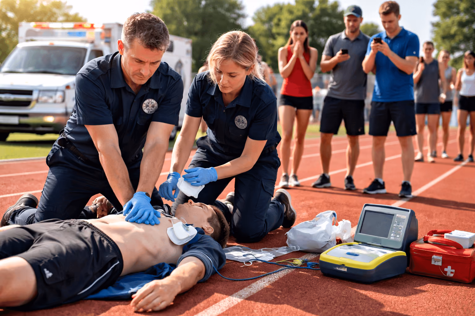 Cardiac Arrest Awareness Cypress After Local Track Tribute