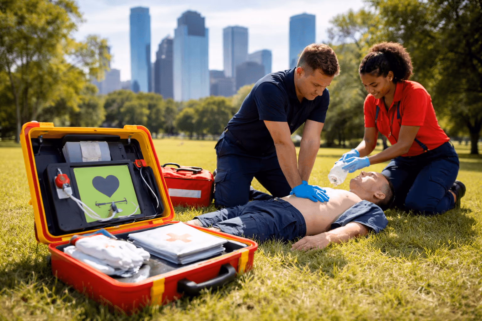 AED in Houston: Emergency Response Basics