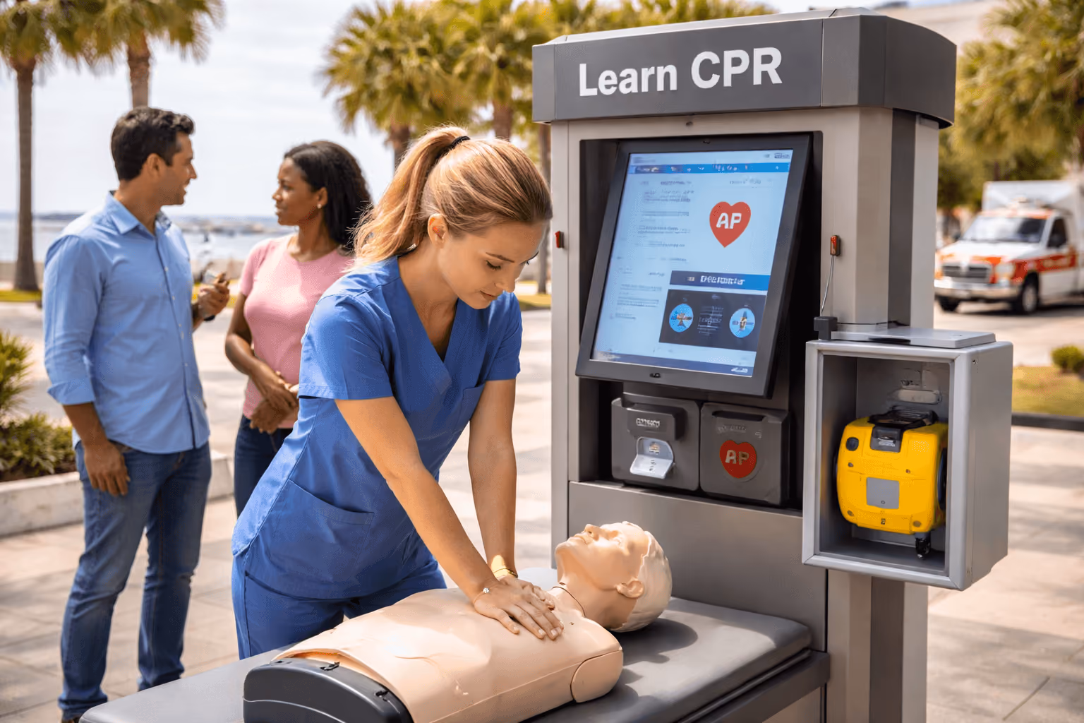 CPR Training in Corpus Christi | Local Kiosk Launch