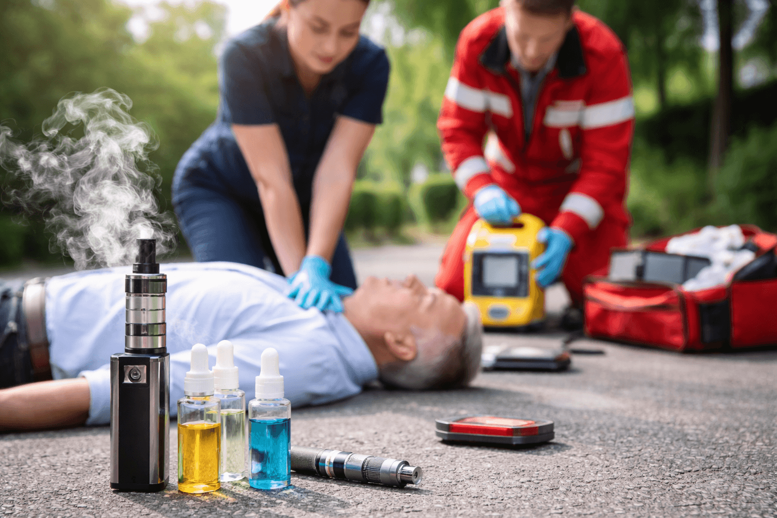 Cardiac Arrest Risk and Cooling Ingredients in E-Cigarettes