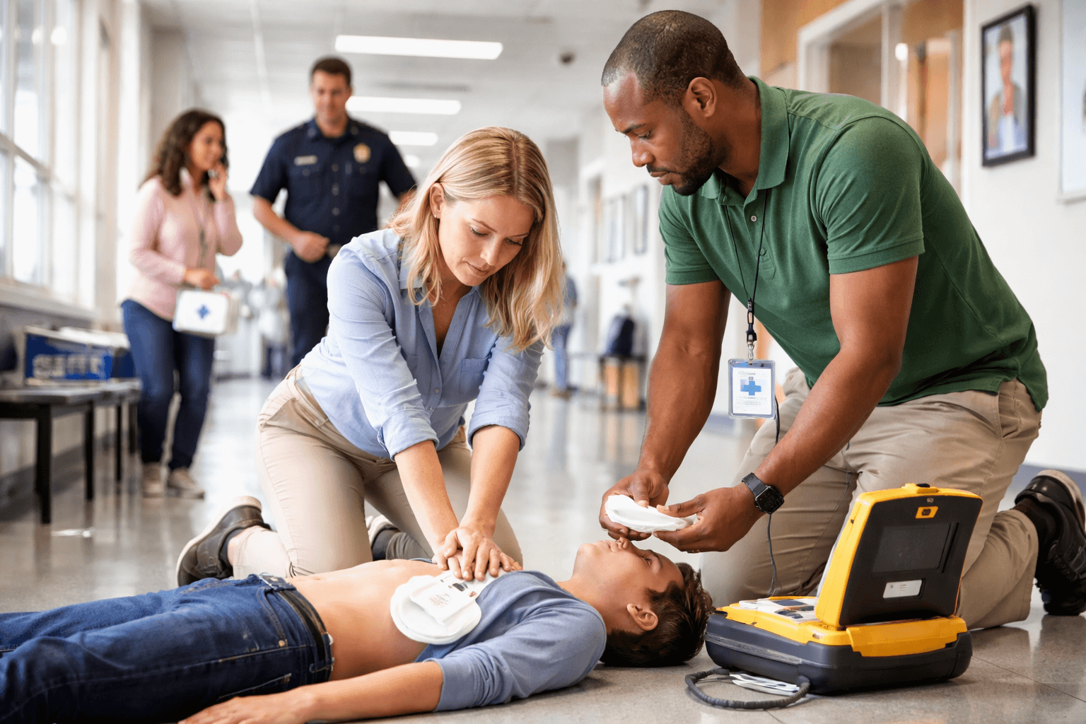 CPR in Carrollton: School AED Response