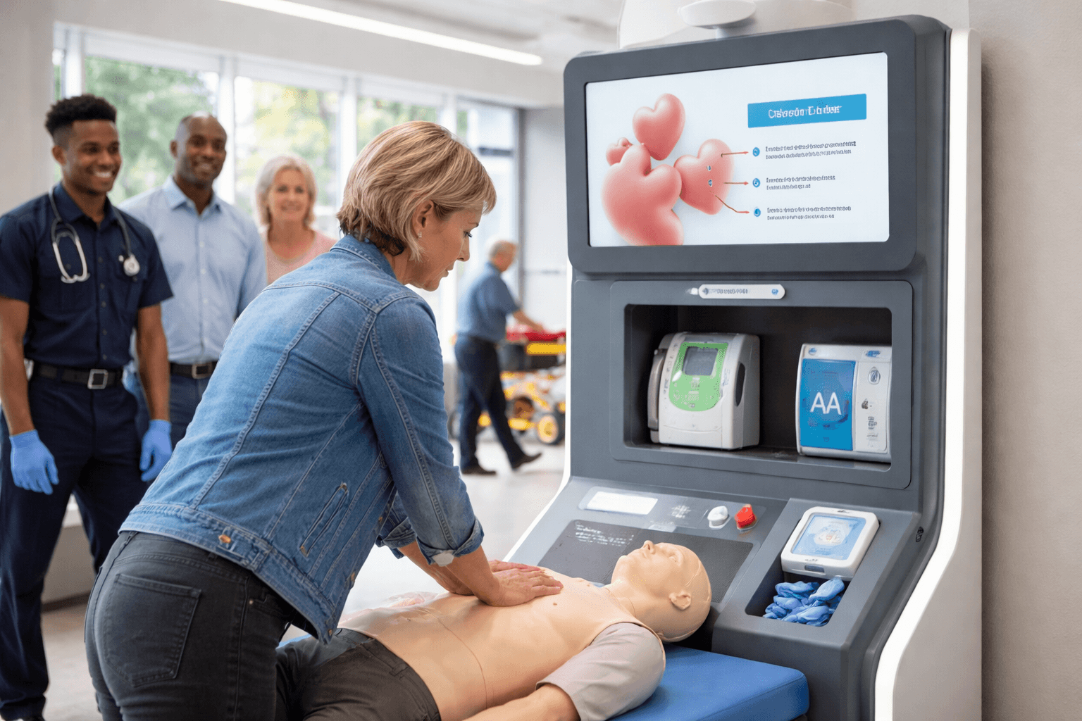 CPR Kiosks in Dayton and Hands-Only CPR Lessons