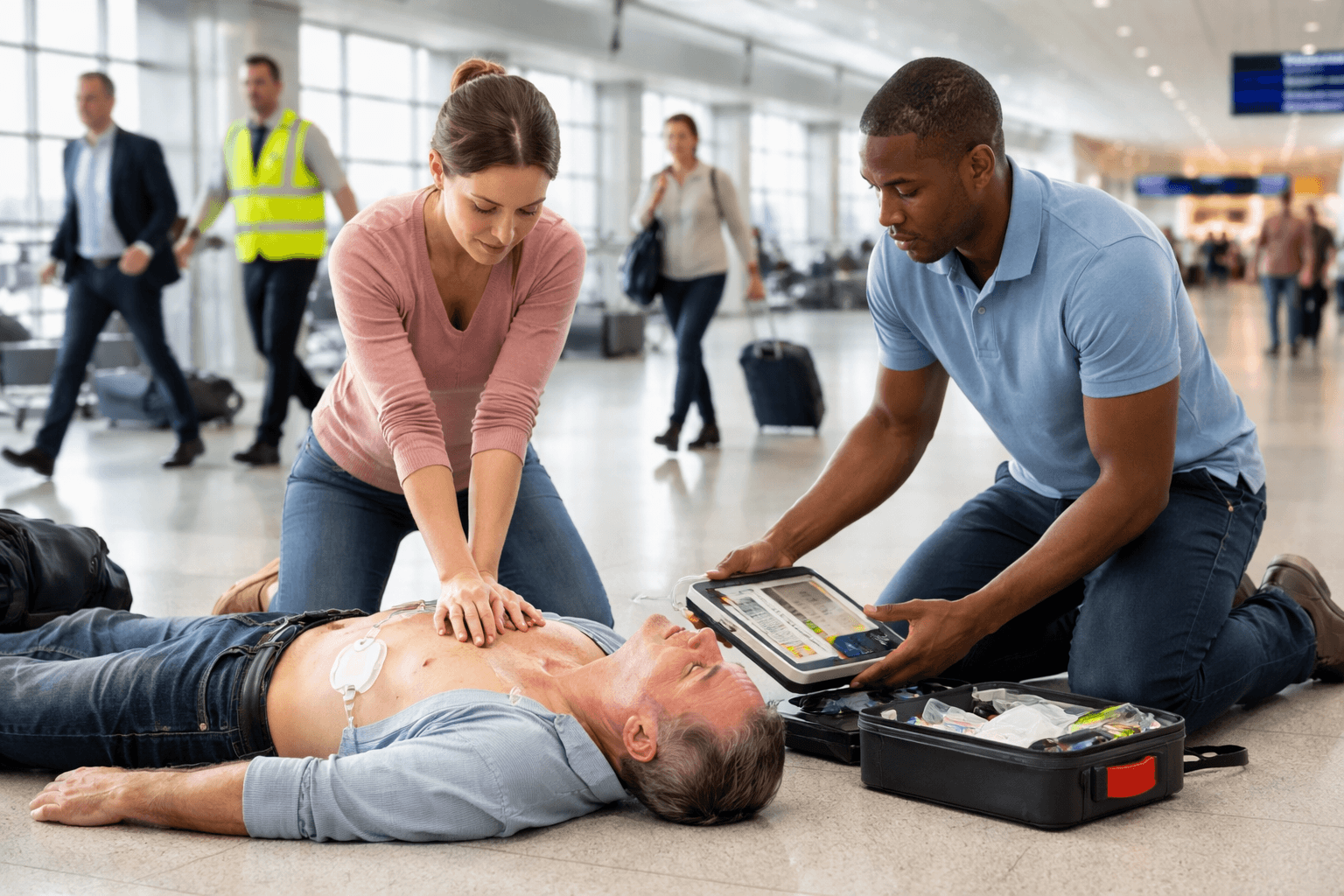 CPR at DFW Airport: Why Bystander Response Matters
