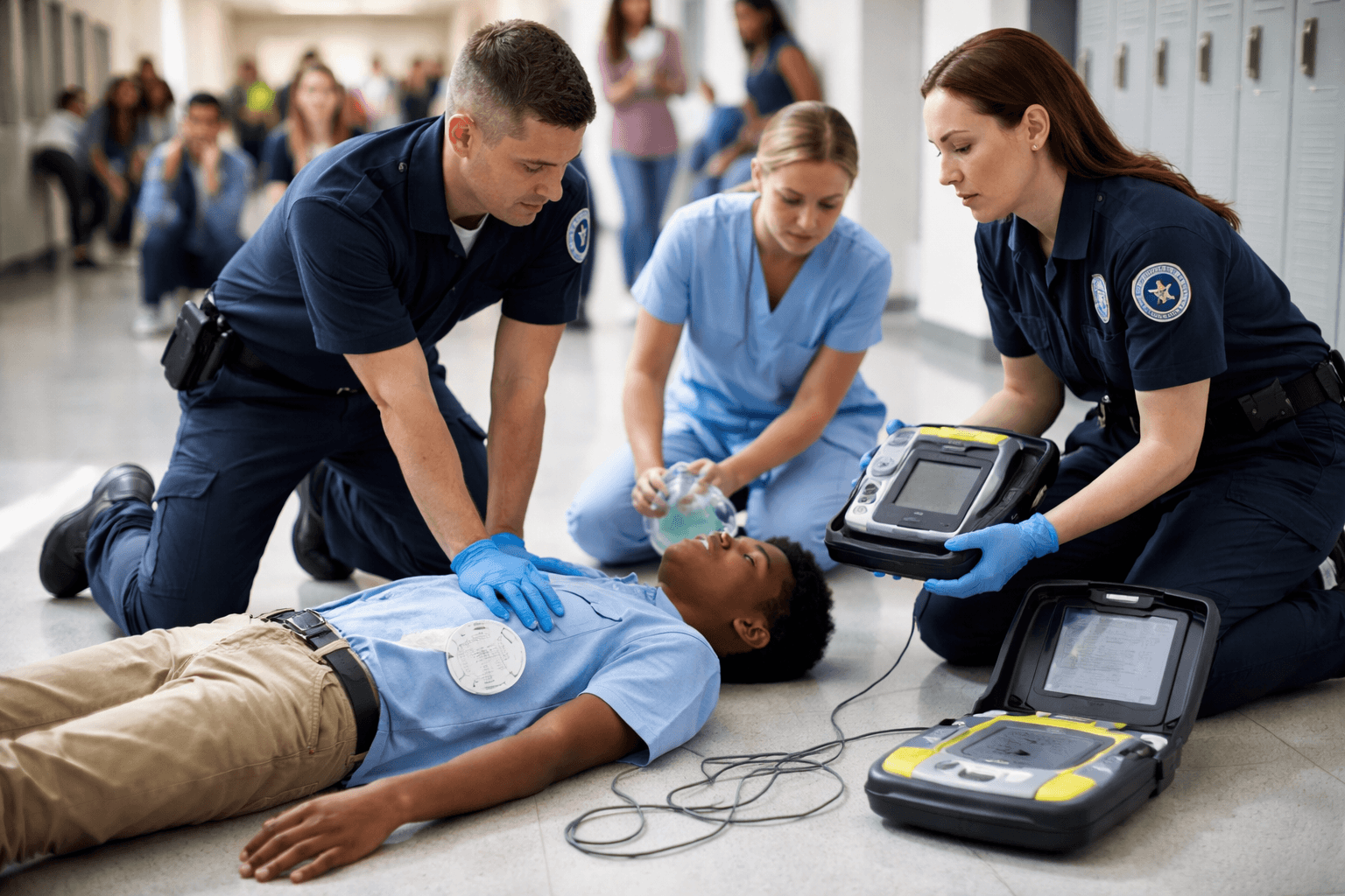 Houston AED Failure at Marshall Middle School