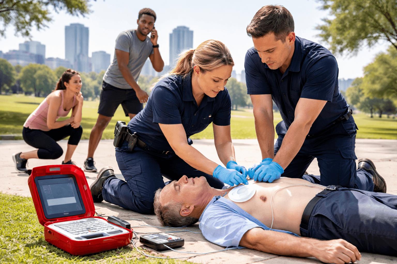 AED Response Fort Worth After a Performance Collapse