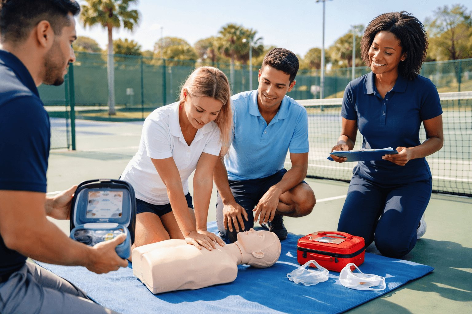 CPR Training in Corpus Christi for Tennis Facility Staff