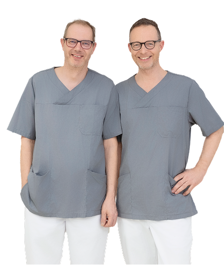 Michael Kruber und Dr. Dr. Markus Berginski im Portrait ohne Hintergrund