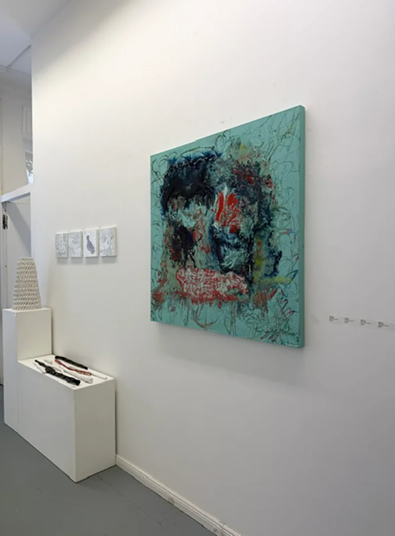 Bild an der Wand
