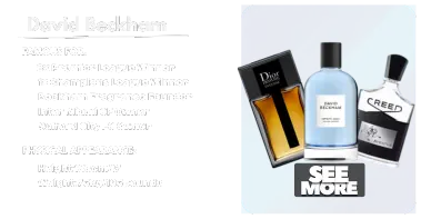 Favourite fragrances of David Beckham