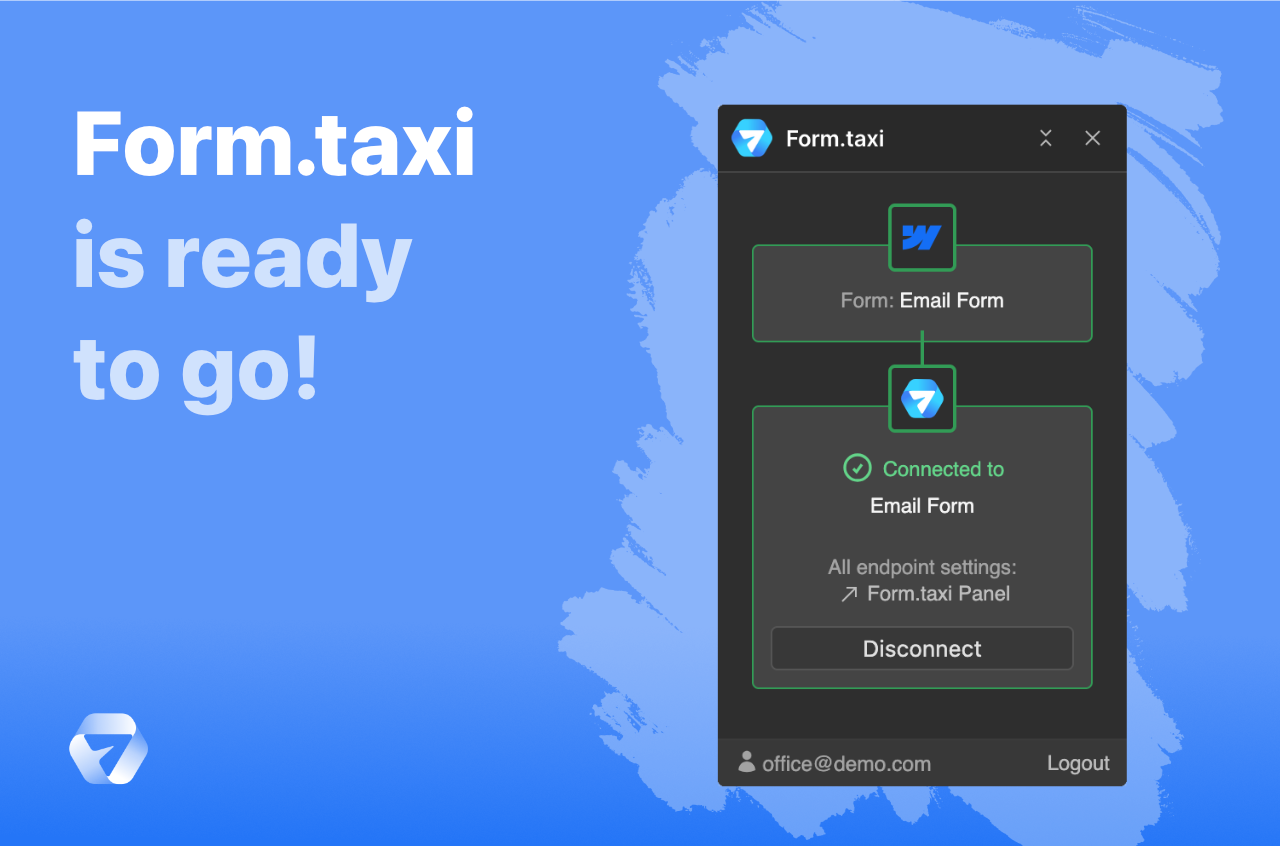 Form.taxi is ready to go!