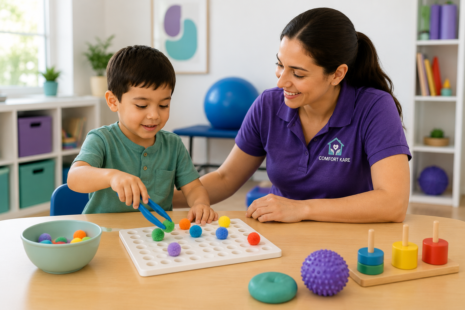 Comfort Kare Pediatric Occupational Therapy Activity