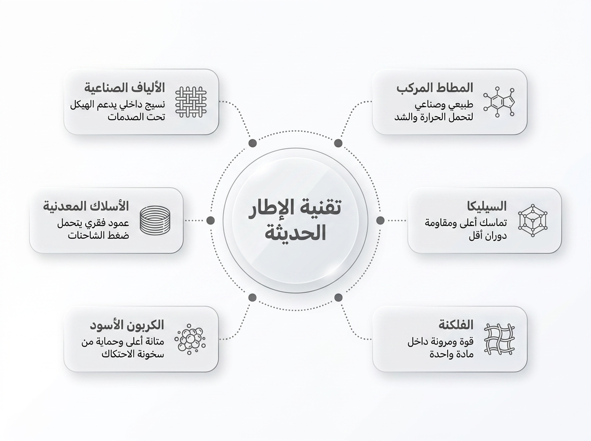 الإطار من منظور علمي:كيف يتم صناعة إطارات الشاحنات والسيارات؟