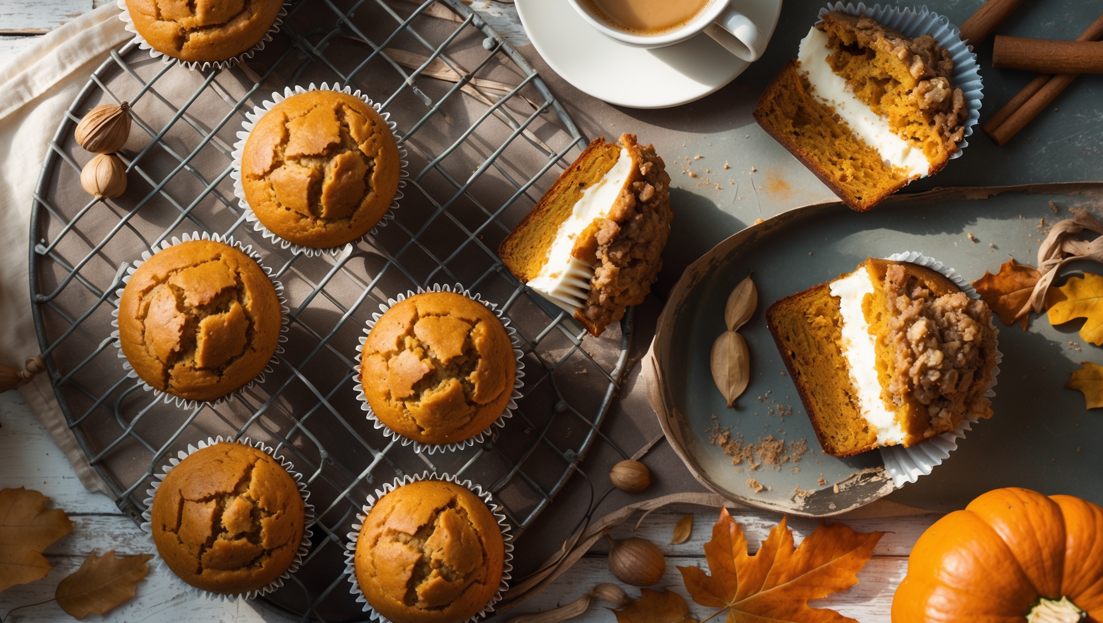 Freshly baked muffins for breakfast or brunch