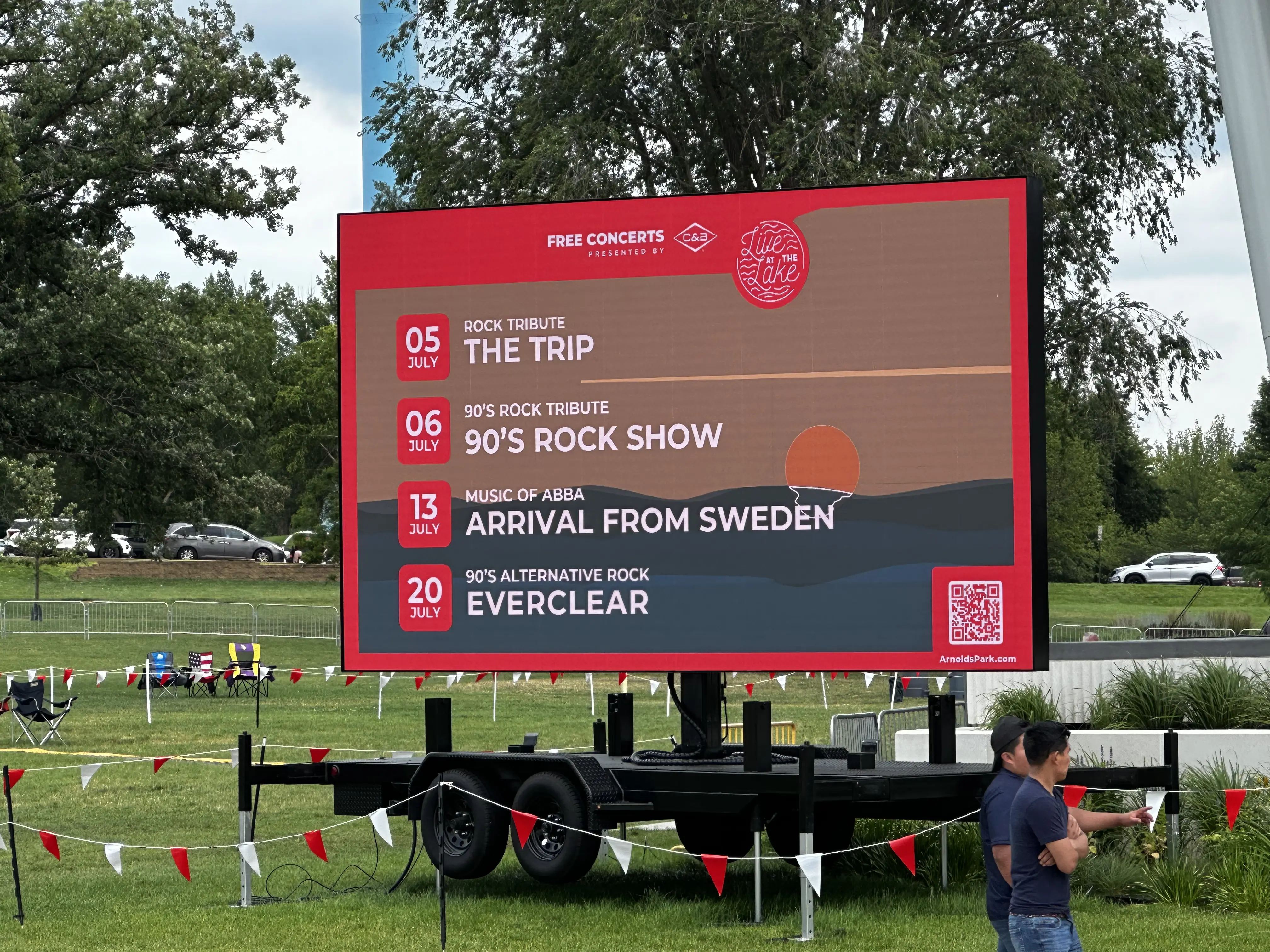 LED Trailer Rental in Iowa