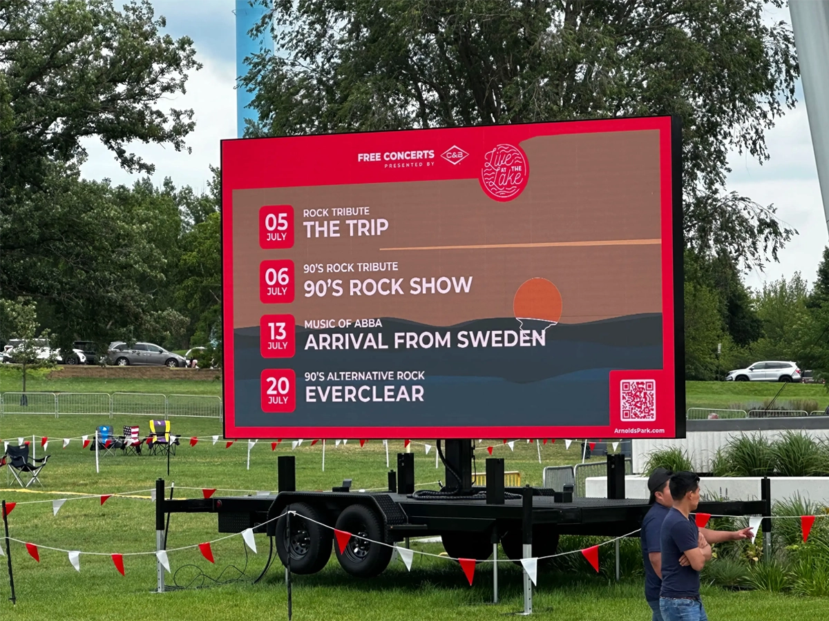 LED Trailer Rental in Iowa