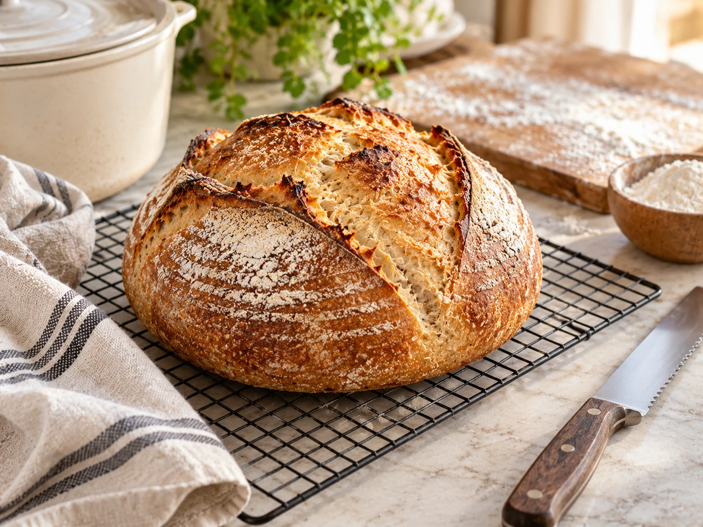 Why Bread Needs to Cool Before Slicing