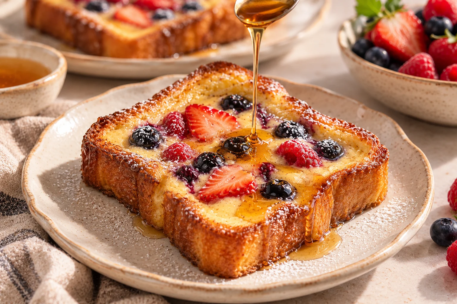 Custard Toast — finished recipe
