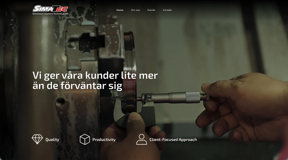 Simatec_processen för tillverkning av delar