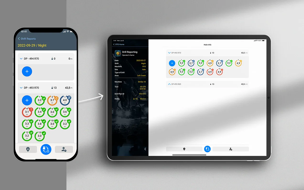epiroc_web design för maskine