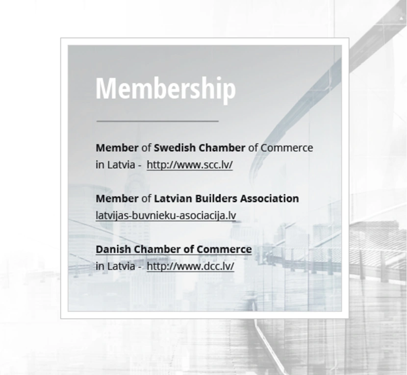 Webbsida för arkitekturprojekt inklusive stadsbibliotek i Riga – UX/UI design och webbutveckling